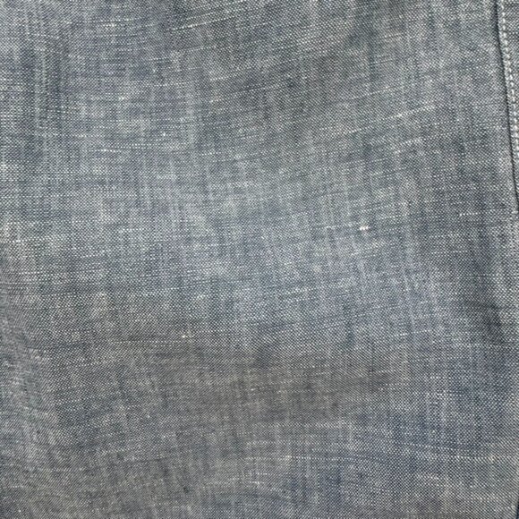 Athleta Linen Chambray Blue Jogger Style Pants - Picture 4 of 12